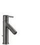 AXOR-HG-AXOR-Starck-Einhebel-Waschtischmischer-100-mit-Hebelgriff-und-Zugstangen-Ablaufgarnitur-Polished-Black-Chrome-10001330 gallery number 1